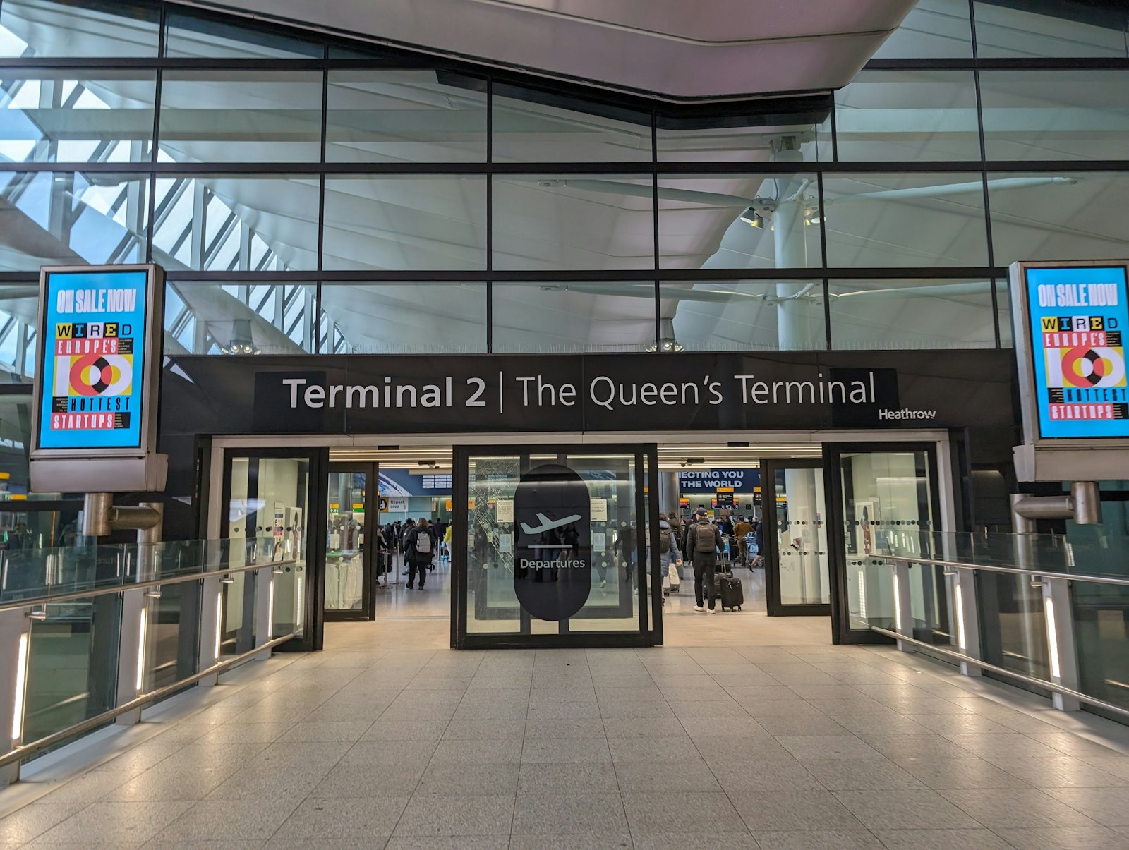Entrance to Heathrow Terminal 2, The Queen's Terminal